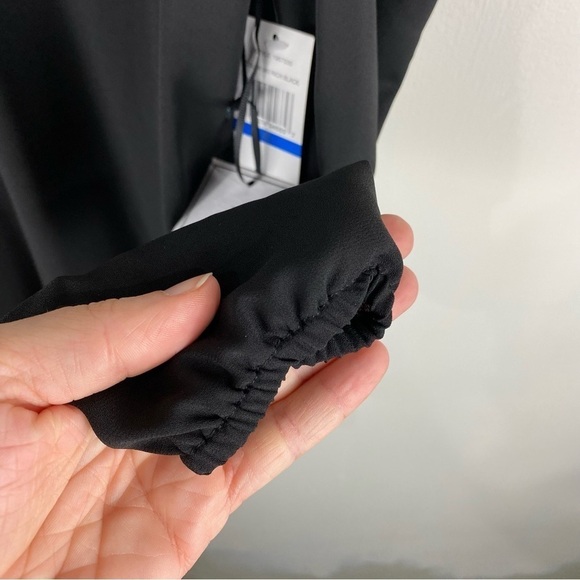 1. State Flowy Off The Shoulder Tank Top Crepe Blouse Shirt Top Size XL (NWT) - Picture 6 of 7